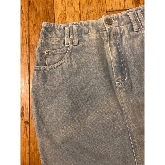 NWT Liz Wear women's light wash Y2K denim skirt size 6 - Picture 2 of 8